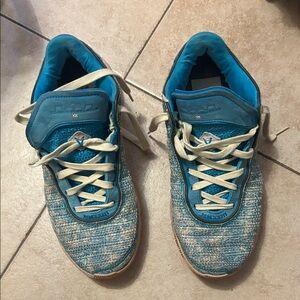 Men's Blue and White Sneakers